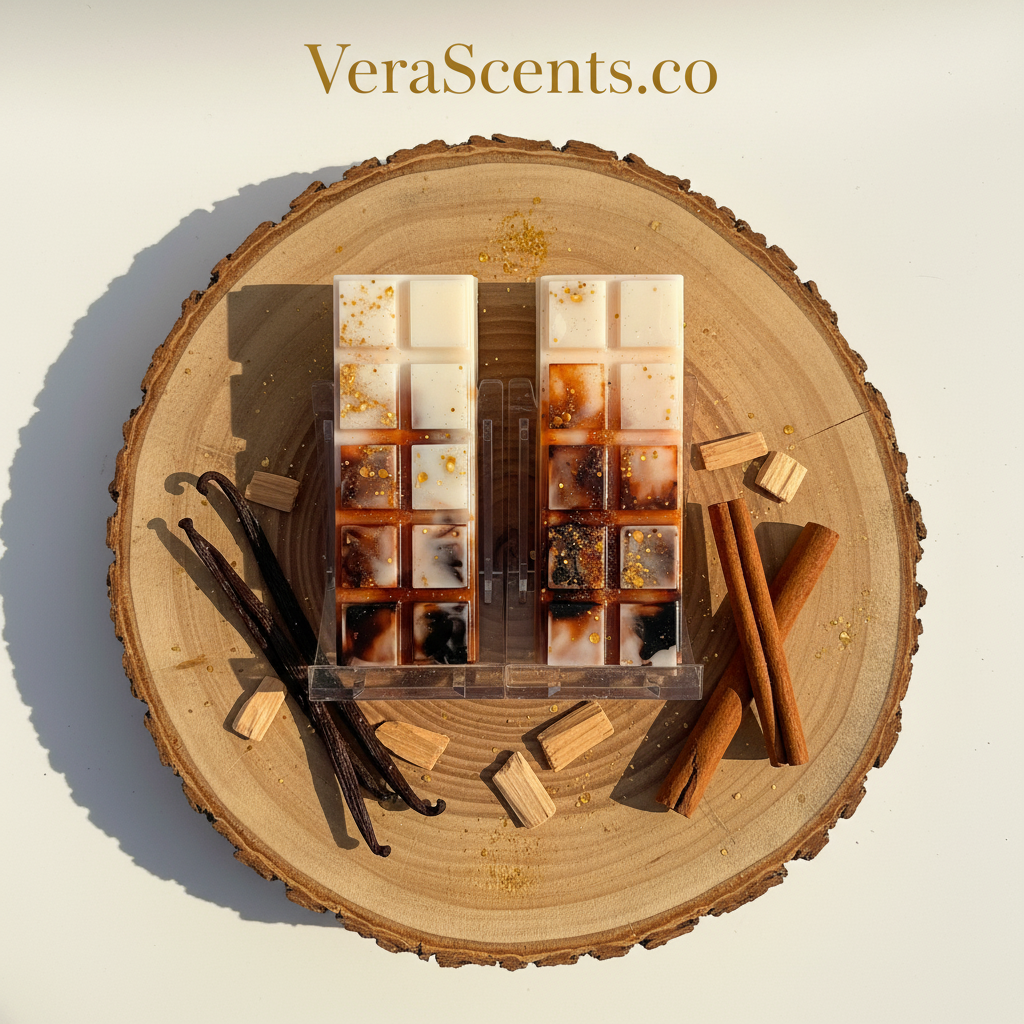 VeraScents.co Standing Bars Flat Lay